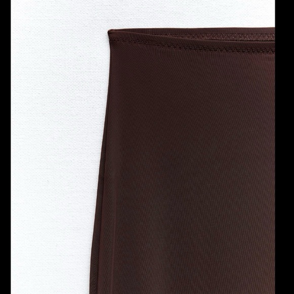 NWT ZARA LONG POLYAMIDE SKIRT - Picture 7 of 8